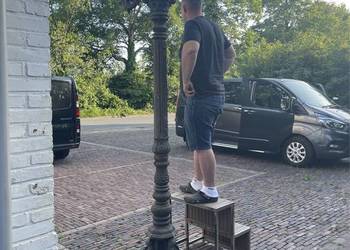 Antyk stara pałacowa lampa wys 3 metry waga 200kg Antyk stara pałacowa lampa wys 3 metry waga 200kg