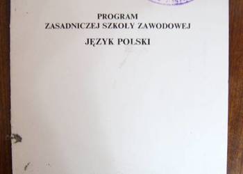 Program zasadniczej szkoły zawodowej - język polski