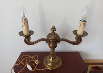 Stara Lampa Kinkiet Ludwikowski mosiądz Francja