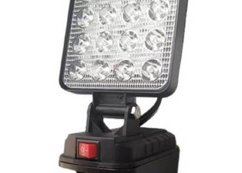 Lampa robocza do baterii Makita 18v adapter światło Led Halogen warsztatowa
