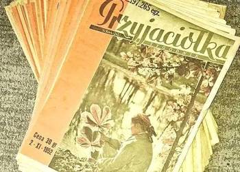 stare czasopisma PRZYJACIÓŁKA 25 szt z 1952 roku różne numery.
