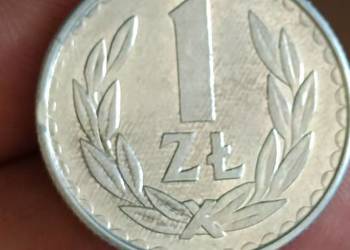 Sprzedam monete 1 zloty 1986 r odkroj blachy ttt
