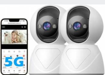 ZESTAW 2X KAMERA MONITORING 3MP 5G WIFI 360 STOPNI NIANIA ZOOM