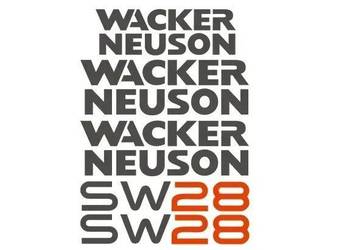 Naklejki oklejenie Wacker Neuson SW28 Zamiennik