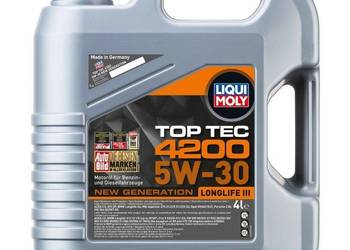 OLEJ LIQUI MOLY TOP TEC 4200  5W30  4L VW 504.00 507.00  POMPOWTRYSK DPF 4L OLEJ LIQUI MOLY TOP TEC 4200  5W30  4L VW 504.00 507.00  POMPOWTRYSK DPF 4L