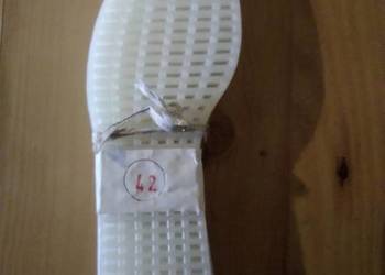 Wkładki Do Butów plastikowe Polietylen 7 Par 42