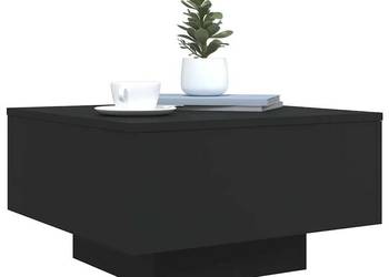 vidaXL Stolik kawowy, czarny, 55x55x31 cm（SKU:836568）