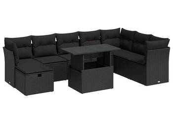 vidaXL 9-cz. zestaw wypoczynkowy do ogrodu(SKU:3327795)