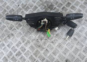 Zespolony przełącznik stacyjka 2x kluczuk 13142283 Opel corsa D