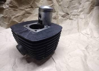 Żeliwny cylinder do motocykla WSK 125 + tłok komplet do montażu GOTOWY