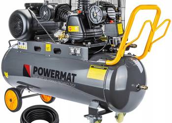 KOMPRESOR OLEJOWY 100L 8 BAR sprężarka 230V 650l/min + WĄŻ