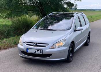 Peugeot 307SW 1.6 HDI 7 miejsc, klimatyzacja, szklany dach, 6 biegów