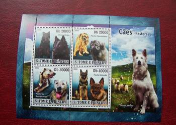 Wyspy Św. Tomasza 2010 MNH Zwierzęta Fauna Psy pasterskie
