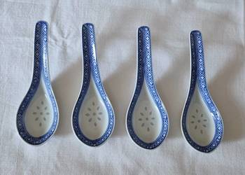 Łyżki z chińskiej porcelany ryżowej  (do azjatyckich potraw)