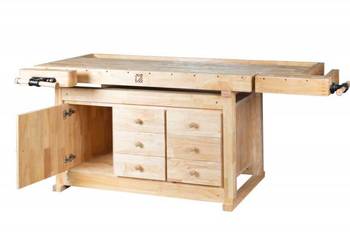 STRUGNICA STÓŁ STOLARSKI HOLZMANN WB 210C Z SZUFLADĄ I ZACISKIEM 2100 MM
