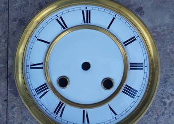 688 Tarcza starego zegara ściennego 14,5cm 48/29 tzw porcelanka