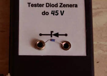 Tester diód Zenera do 45V