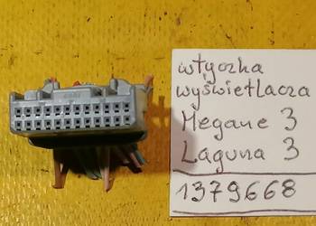 wtyczka wyświetlacza 1379668 Renault Megane 3 Laguna 3