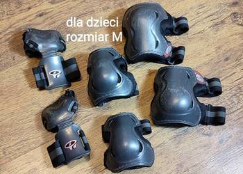 Zestaw ochraniaczy na rolki, rower - dla dzieci - rozmiar M