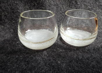 Dwie szklanki murano Dwie szklanki murano
