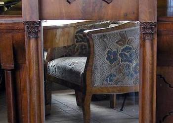 Lustro Biedermeier do konserwacji