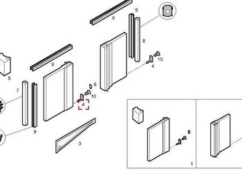 Crossway Wkładka szyby kierowcy 503136912 Iveco