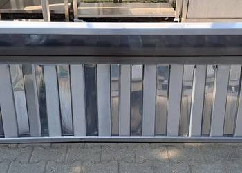 OKAP GASTRONOMICZNY Z FILTRAMI - 200/70/37 CM - M.1501.N.