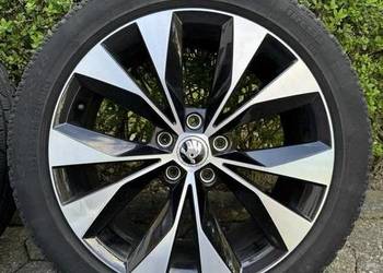 Oryginale felgi Skoda Cassiopeia 18 cali opony zimowe Superb Octavia