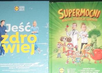 LIDL Jeść zdrowiej supermocni komiks poradnik FOLIA NOWE