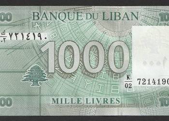 LIBAN 1000 LIVRES 2011 - STAN BANKOWY UNC