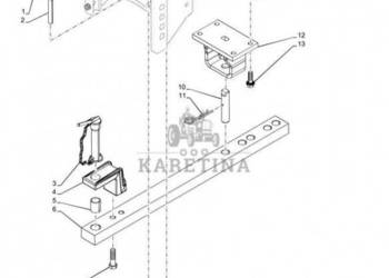 New Holland T6090 T6070 Belka zaczepowa 47691081