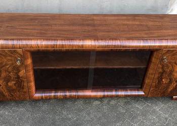 Komoda/Szafka RTV Orzech Art-Deco 207 Antyk Po Renowacji
