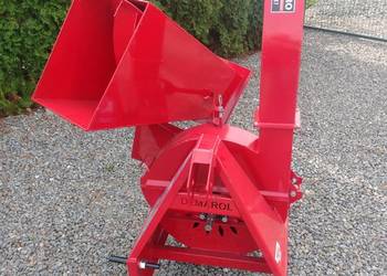 Rozdrabniacz do gałęzi tarczowy rębak do drewna 2 kominy wylotowe