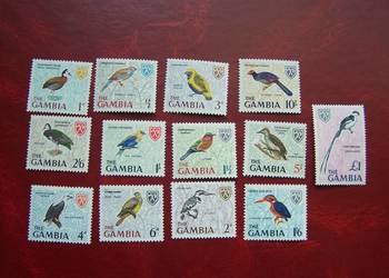 Gambia 1966 MNH Mi. 210/22 Fauna Ptaki a