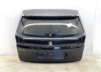 KLAPA TYŁ PEUGEOT 3008 SUV NOIR NERA TYLNA, BAGAŻNIKA