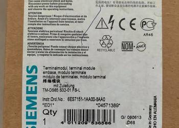 Siemens 3RK1903-0AC00 3RK1903-0AC00 Moduł terminala PLC 500 V/AC