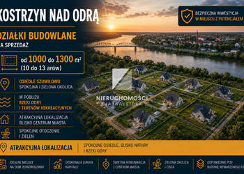 Kostrzyn, os. Szumiłowo działki budowlane 10–13 ar