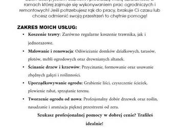 Kompleksowe usługi ogrodniczo-remontowe