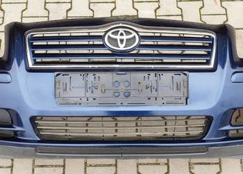 Toyota Avensis II T25 zderzak przód przedni granatowy lakier 8P4