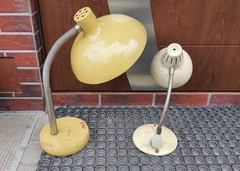 Lampa lampka biurkowa PRL 2szt
