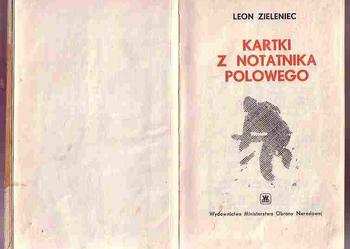 (4691) KARTKI Z NOTATNIKA POLOWEGO – LEON ZIELENIEC