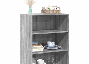 Szafka szary dąb sonoma 70x41x93 cm materiał drewnopochodny WM-846374