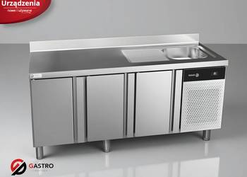 Stół chłodniczy 3-drzwiowy  ze zlewem 600 snack CONCEPT FAGOR CCP-3S/S