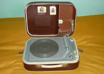 Gramofon walizkowy stary rosyjski adapter