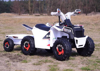 BAWIBUS.PL auto kład QUAD na akumulator Z PRZYCZEPKĄ jeździk dla dzieci