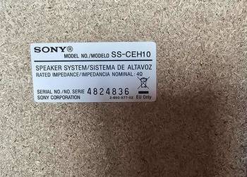 Dwa głośniki SONY 4 Ohm