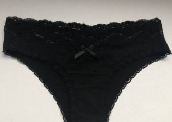 czarne majtki xs 34 Censored koronka z koronką New Yorker koronkowe figi