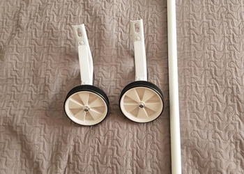 Kółka boczne do roweru wraz z uchwytem (rączką)