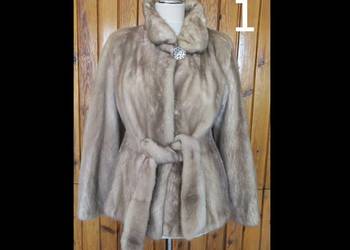 Kurtka z norek norki platynowe grzbiety Futro naturalne (1)