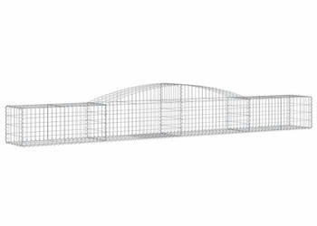 Kosze gabionowe 5 szt 400x50x40/60 cm galwanizowane żelazo WM-3146960